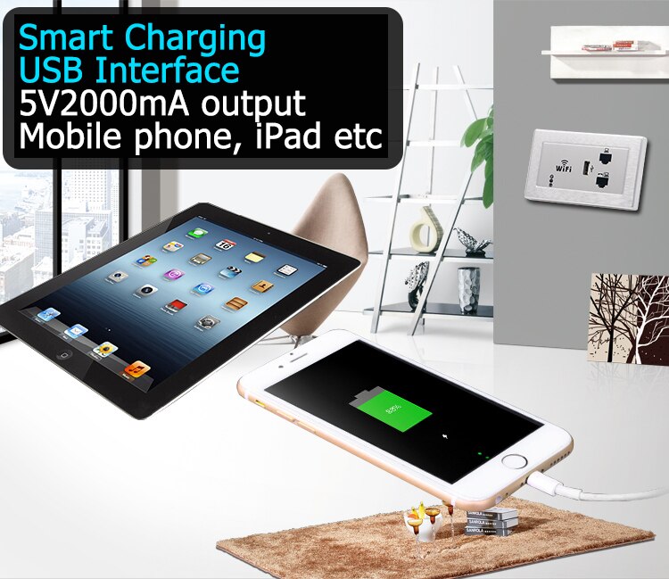 300Mbps Wireless In Wall AP for Hotel Domitory Office Rooms USB Charge Access Point Socket WiFi RJ45 Extender Router Repeater