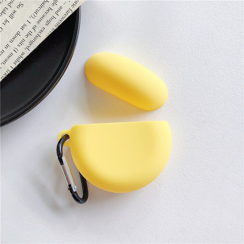 Siliconen Case Voor Huawei Freebuds 3 Draadloos Opladen Zachte Beschermende Accessoires Gevallen Voor Huawei Freebuds 3 Tas: Yellow