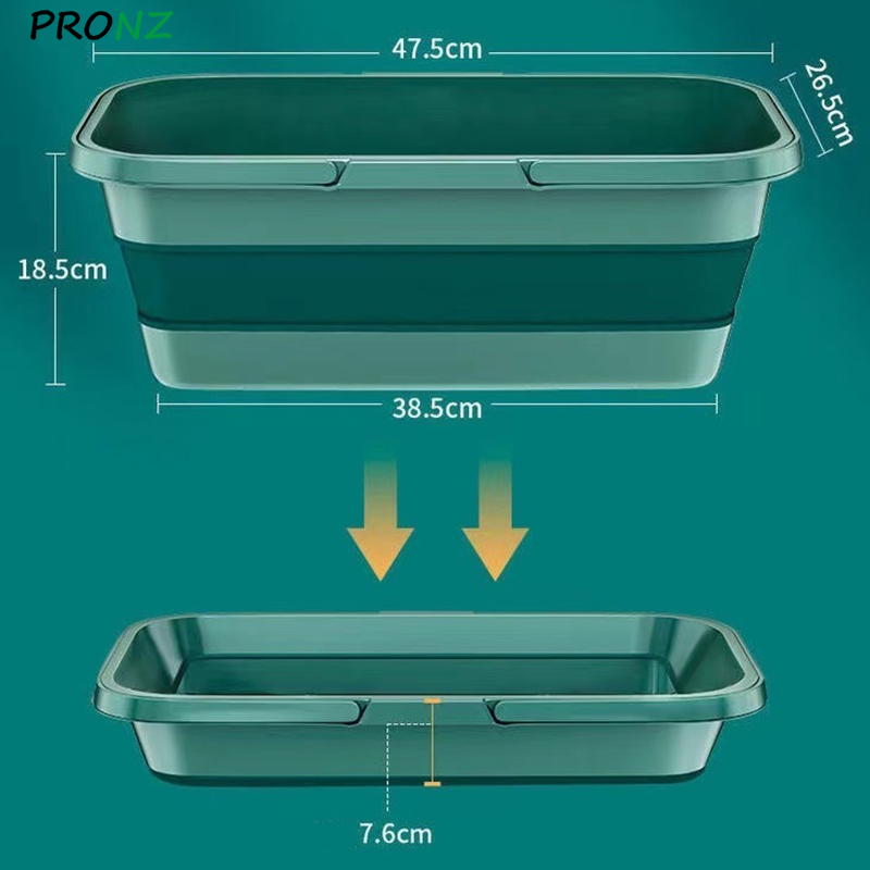 Portable Foldable Wash Basin Mop Bucket Collapsible Fishing Retractable Basin Camping Car Wash Bucket Home Ceaning Tool