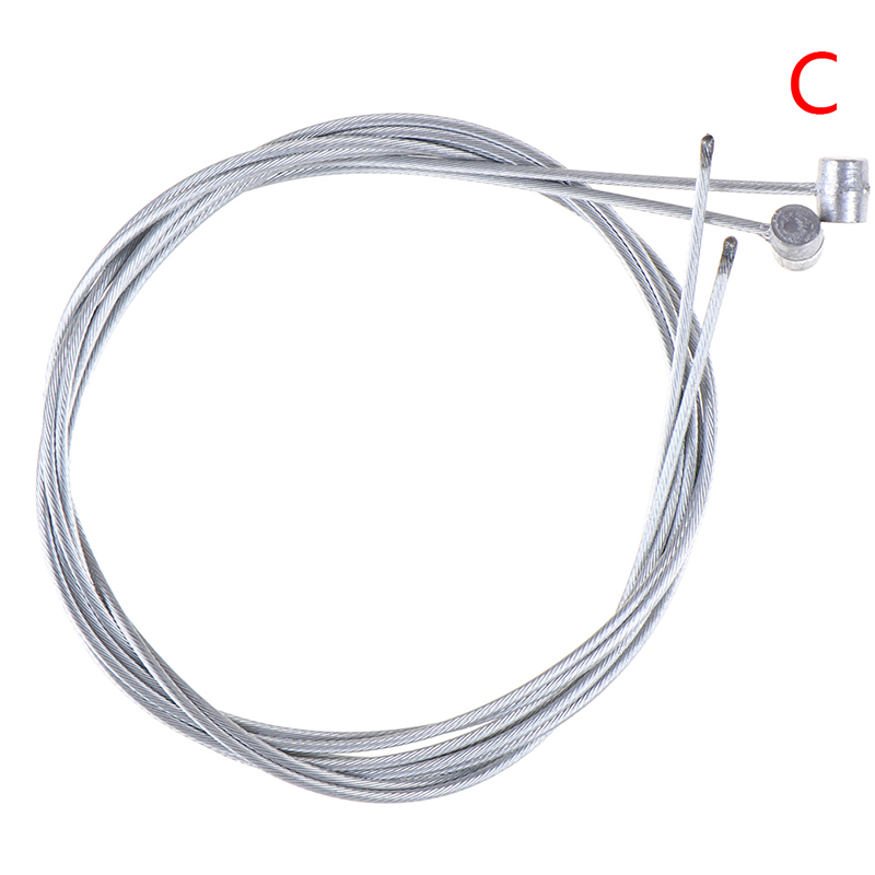 2 stk cykel gear kabel universal mtb landevejscykel cykel indre bremse kabel kerne wire bremse linje kabler tilbehør: C