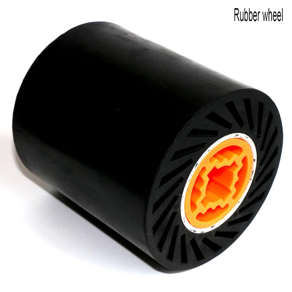 90mm*100mm Rubber Polishing Drum Wheel Sanding Sleeves Sanding Belt For Wire Drawing Polisher Machine: 1pc rubber wheel