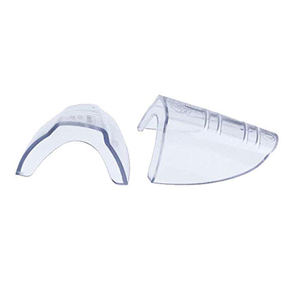 2Pcs Safety Eye Glasses Side Shields Non-toxic Clear Flexible Glasses Side Shields Plastic glasses safe protection