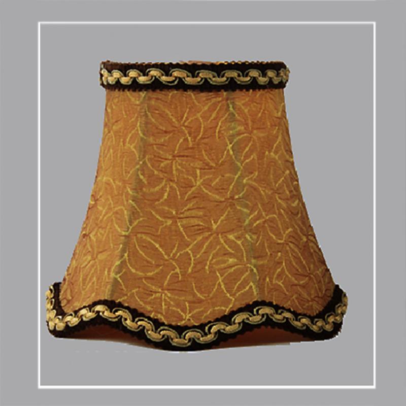 Art deco lampskärmar rippelbord kristallkrona vägglampa tyg lampskärm nordisk stil modernt lampskydd för heminredning: Typ 21