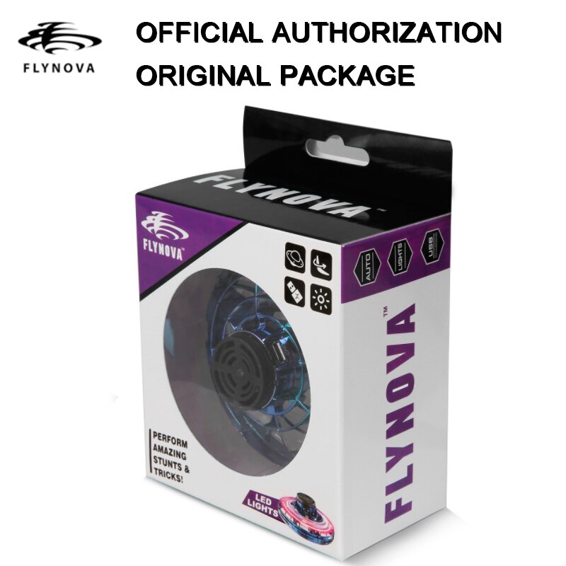 Flynova original drone flyvende spinner fidget legetøj håndbetjent mini ufo flyorb fly spinner legetøj til børn voksen