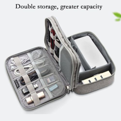 Travel Digital Case Electronics Accessories Bags USB Drive Charger Cable Organizer Storage Pouch Case Portable Insert Case: A