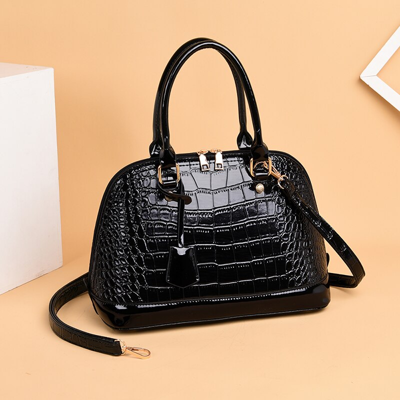 mode Vrouwen Handtas leer Shell Tas Vrouwen Messenger Bag Schoudertas Vrouwelijke Crossbody Tas