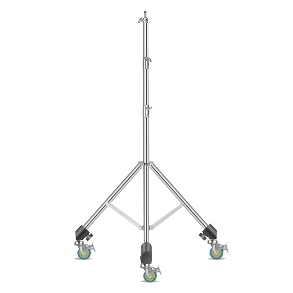 Ruedas de trípode universales profesionales Pro 3, accesorios de fotografía de iluminación pesada para estudio de fotografía multifunción, 16-22mm: Negro