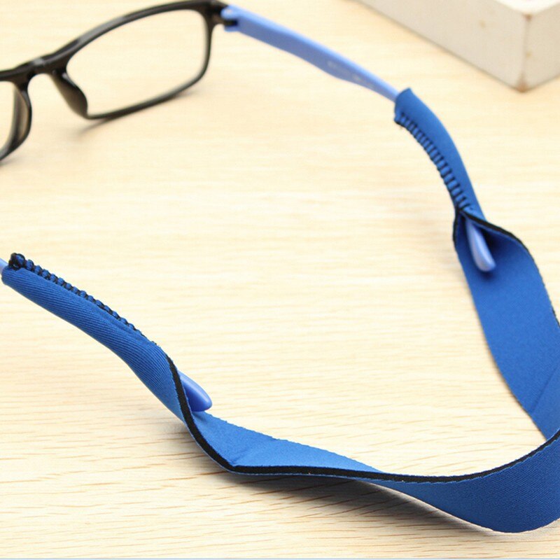 Outdoor Sport Brillen String 33.5Cm Brillenglazen Anti Slip Strap Stretchy Hals Koord Sunglass Touw Band Houder 4 Kleuren: Blauw