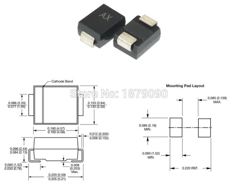 SMBJ17A SMBJ17CA SMBJ18A SMBJ18CA SMBJ20A SMBJ20CA 17V 18V 20V UNI/BI 600W SMD TVS DIODE SMB/DO-214AA 20PCS/LOT