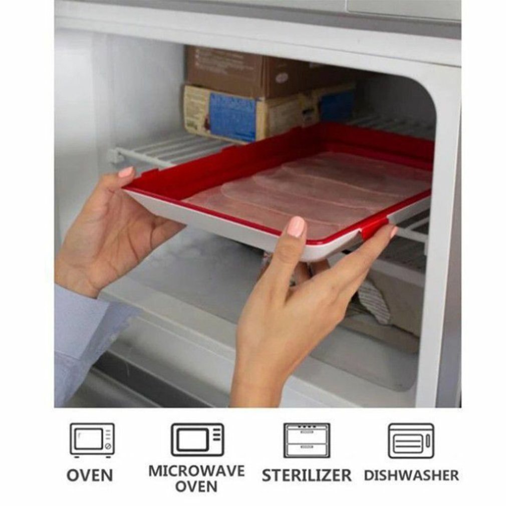 Food Preservation Tray Food Fresh Keeping Fresh Spacer Organizer Food Preservate Refrigerator Food Storage