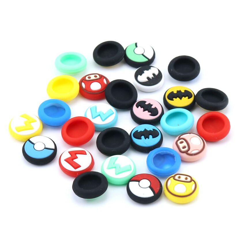 JCD 4PCS Silicone Analog Thumb Stick Grip Caps For Nintend Switch NS JoyCon Controllers Joy-Con Joypad Joystick Cover Case