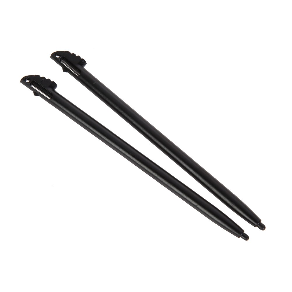 2pcs/pack Black Plastic Touch Screen Stylus Pen Gaming Touching Pencil for Nintendo 3DS N3DS XL LL Brand Gaming Accessories