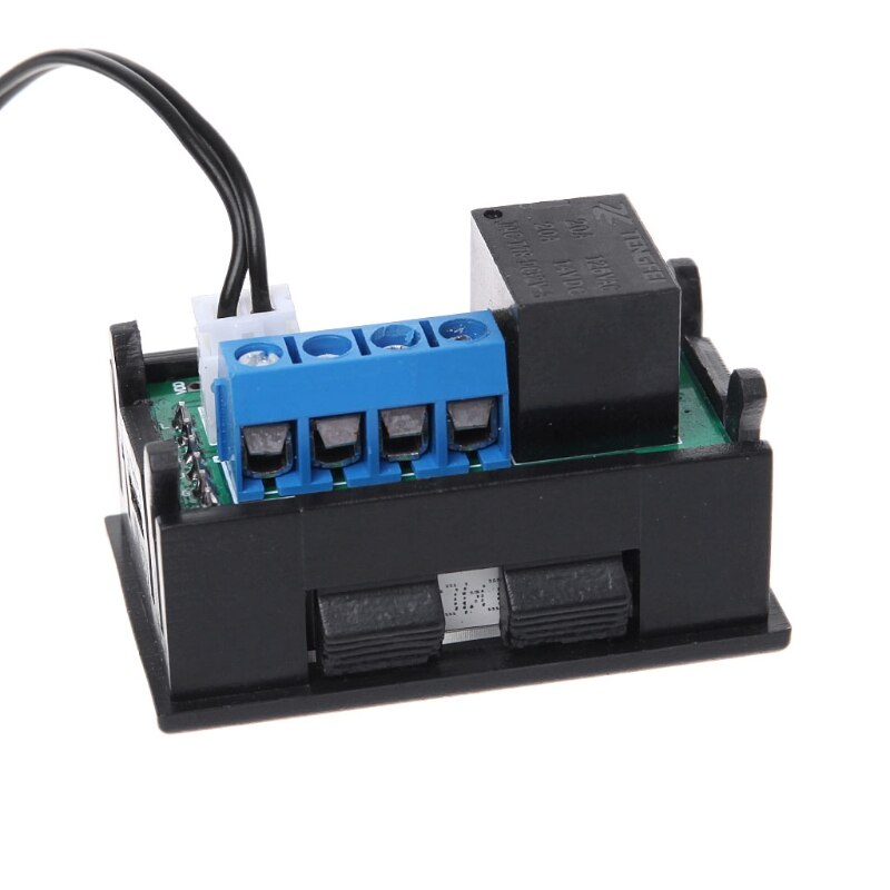 W2810 DC12V 20A Digital Thermostat Temperature Controller Red Display with Probe