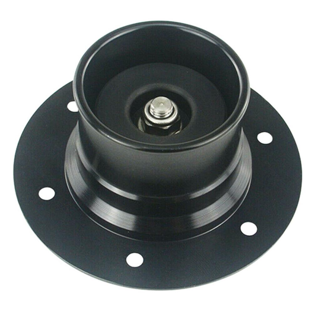 Billet Fuel Cell / Fuel Surge Tank Cap Flush Mount 6 Bolt Open ID 35.5mm Black