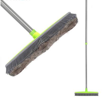 Boden Haar besen Staub Schaber &Ampere; Haustier gummi Pinsel Teppich teppich reiniger Kehrmaschine Keine Hand Waschen Mopp Reinigen Wischen Fenster werkzeug: DGreen
