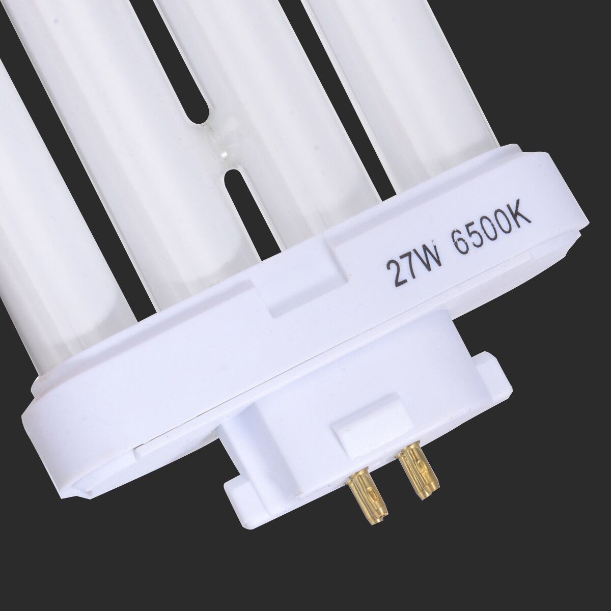Højeffektivt energibesparende lys 27w fml 27/65k 4- pin quad tube lysstofrør ren hvide lys
