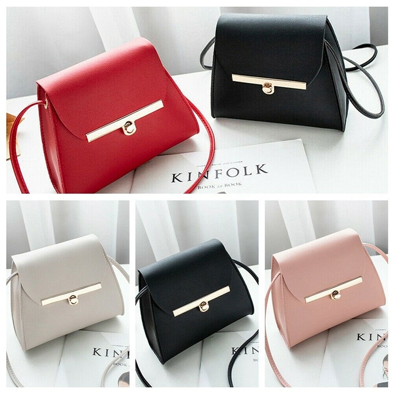 Carré rouge noir sacs fente décontracté blanc épaule impression Mini sac chaîne femmes poche fermeture éclair sac intérieur