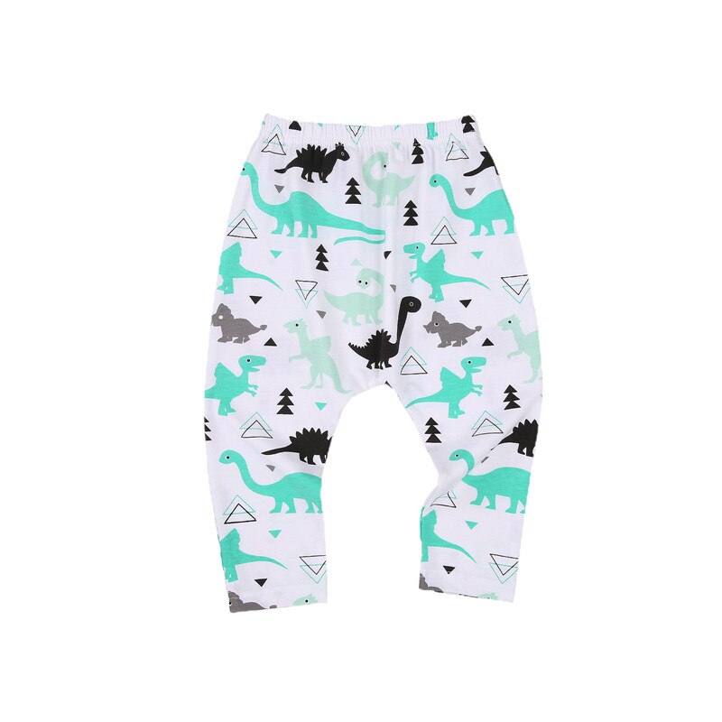 Brand Dieren Kids Joggingbroek Voor Jongens Meisjes 0-3T Mode Sport Lange Broek Baby Dinosaurussen Gedrukt katoenen Broek: C / 3T