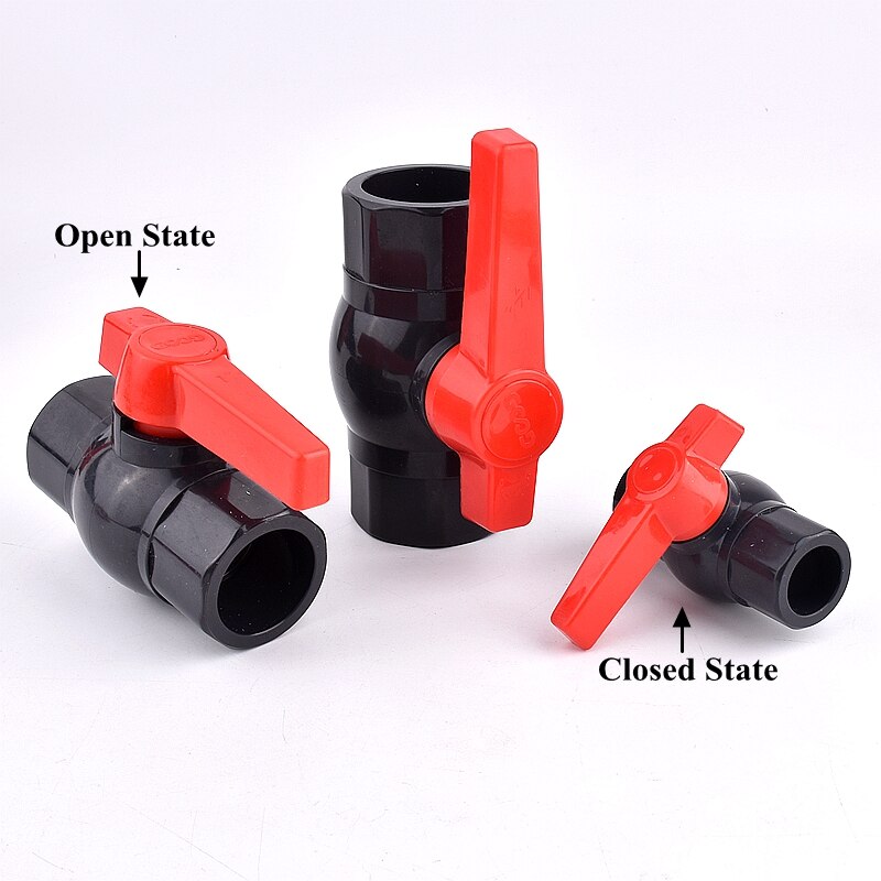 I.D 20~110mm UPVC Ball Valve Garden Watering Irrigation System Water Pipe Connector Aquarium Tank Tube Joint Controller Valve