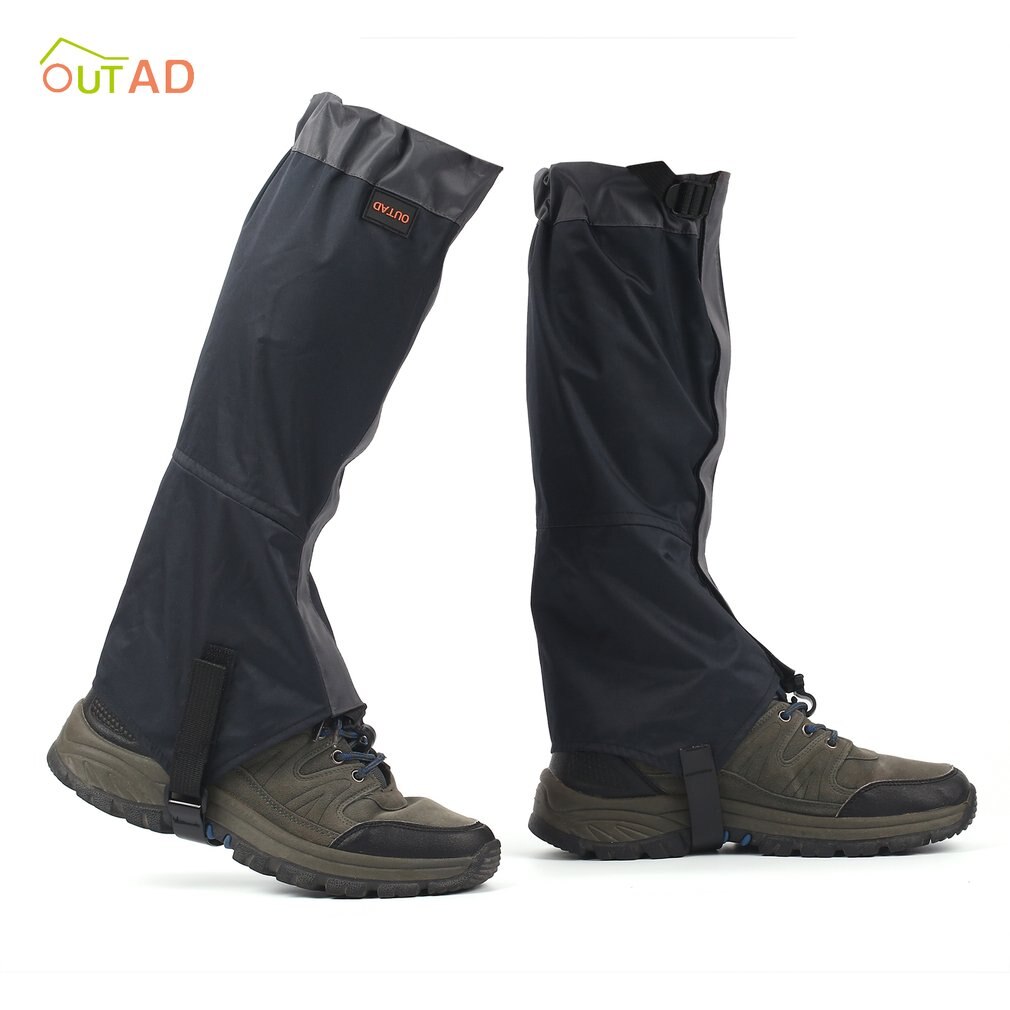 1 par de mallas impermeables para nieve, cubierta de polainas, polainas transpirables para la pierna, para senderismo al aire libre, senderismo, escalada, caza