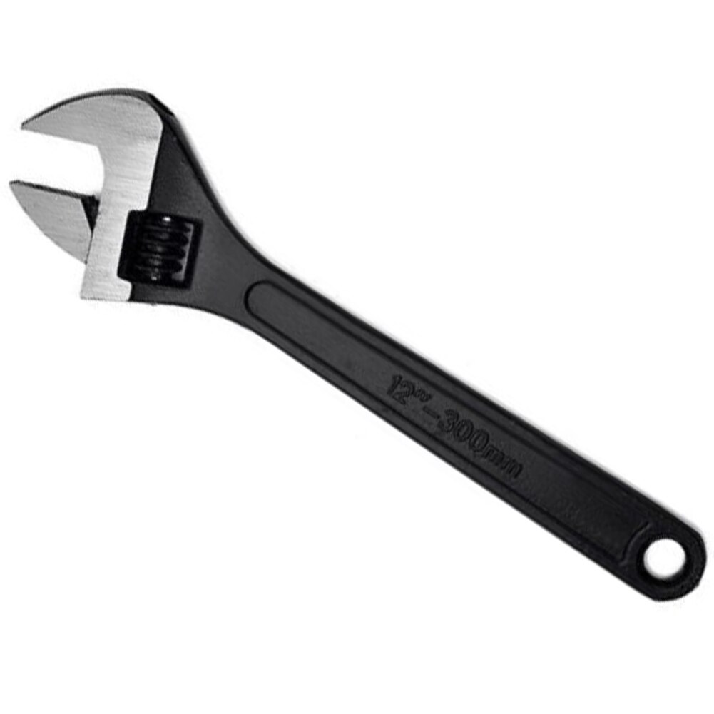 12‘’ Adjustable Open End Wrench Universal Spanner Mini Nut Key Nut Jaw Opening Mechanical Workshop Multi-tool Repair Garage Tool