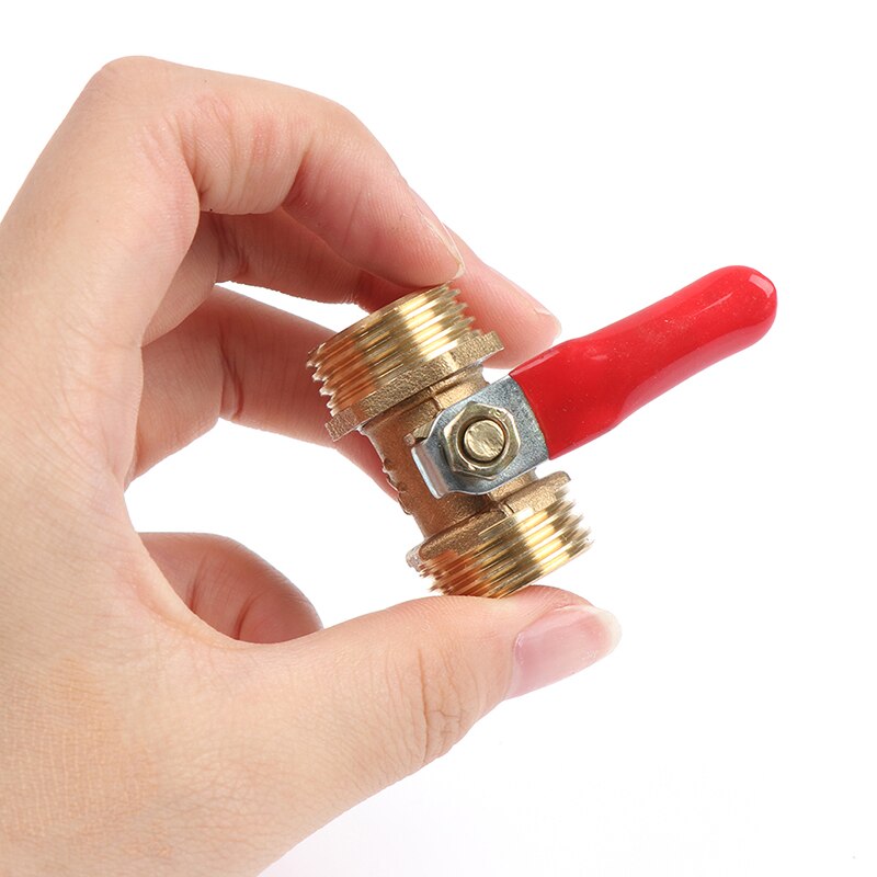 1PCS 1/4'' 3/8'' 1/2'' Brass Ball Valve BSP Threaded Air Water Oil Flow Control Plumbing Fitting
