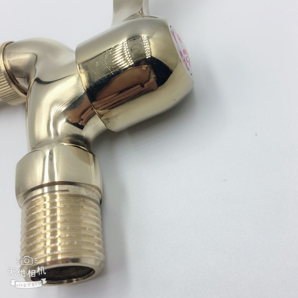 G1/2" Antique Brass Washing Machine Faucet Outdoor Faucet Garden Bibcock Tap Bathroom Washing Machine Water Faucet