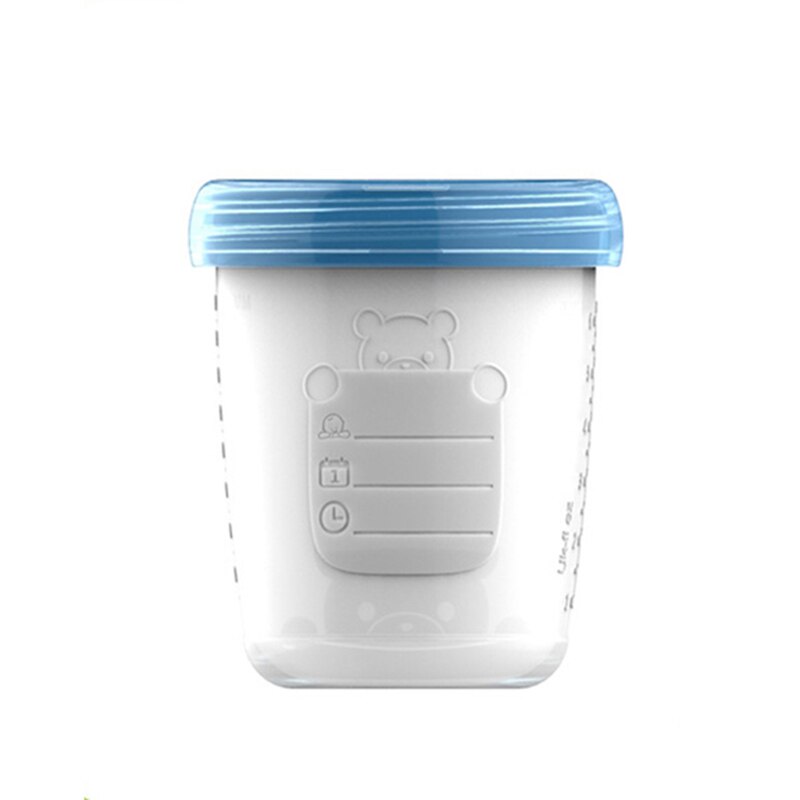 Baby Moedermelk Opslag Fles Collectie BPA Gratis Producten Food Grade PP Zuigeling Diepvriezer Container 180 ml Capaciteit MBG0337