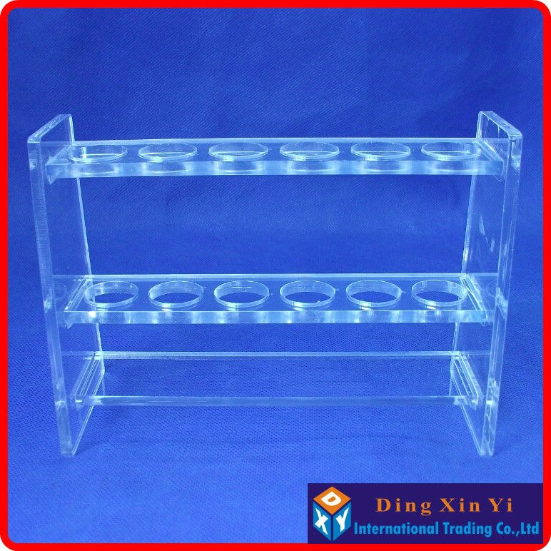 Lab 25mlx6 Organic glass colorimetric tube rack,Colorimetric Organic Glass Nessler Tube Rack