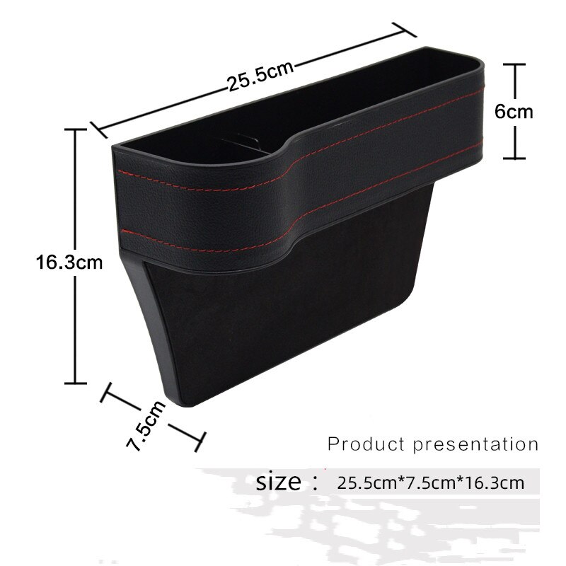 Car Seat Gap Storage Box for Hyundai Creta I10 I20 Tucson Elantra Santa Fe Solaris Creta Veloster Sonata I40 Strikers Accessory