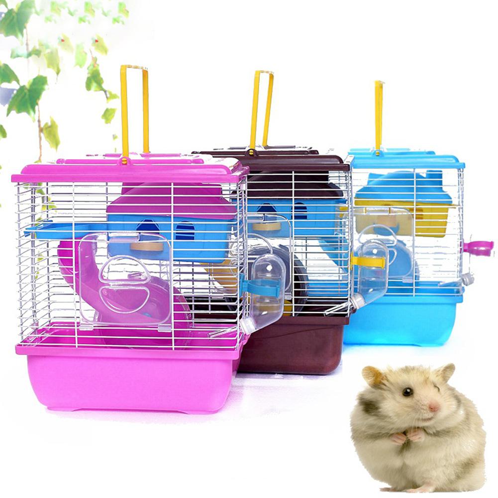 Adeeing Pet Cage Hamster Cottage with Transparent ... – Grandado