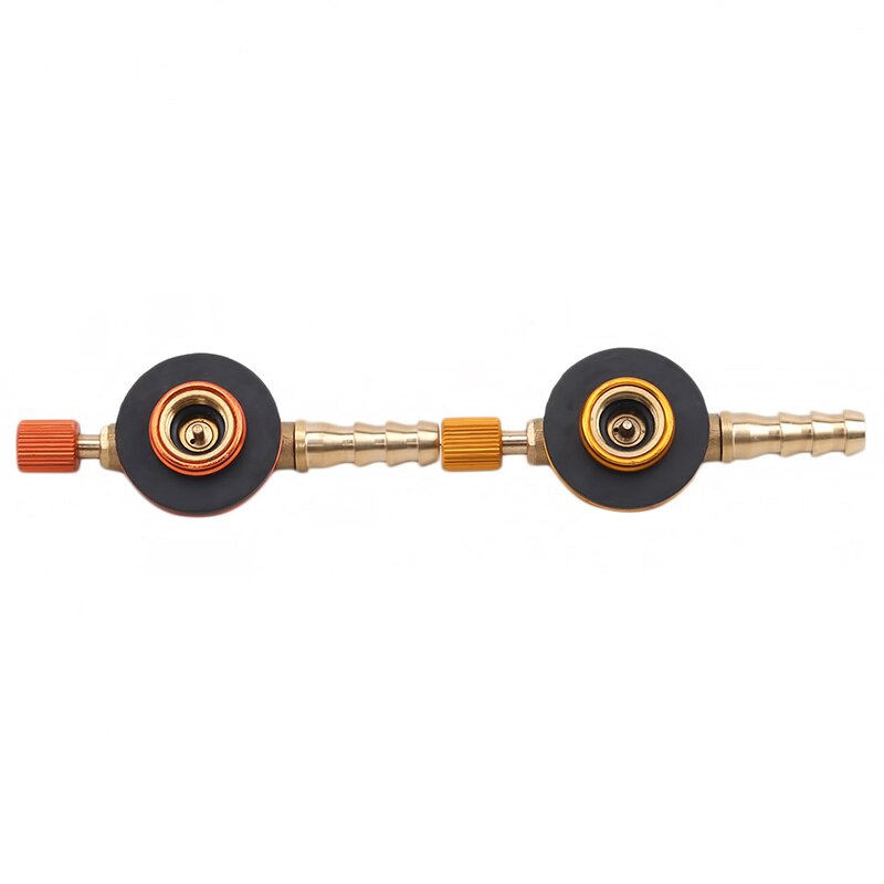 Stainless Steel Outdoor Camping Gas Stove Switching Charging Inflatable Valve Adapter Gas Cartridge Tank Cylinder Adapter