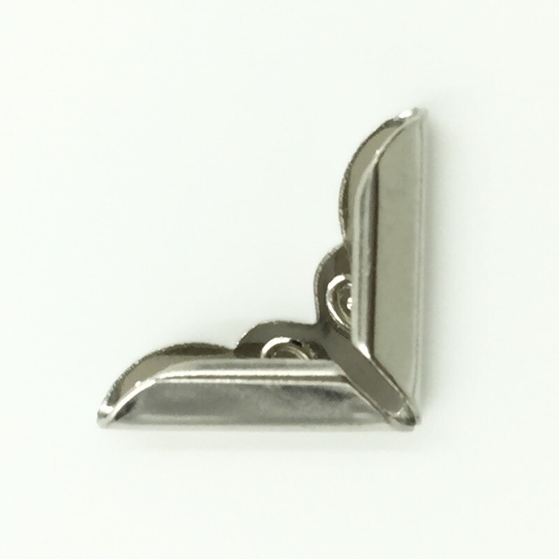 Bloem Patroon Silver Tone Boek Menu 'S Albums Mappen Hoeken Plakboek Hardware Protectors 20X15Mm 500 Stks/partij