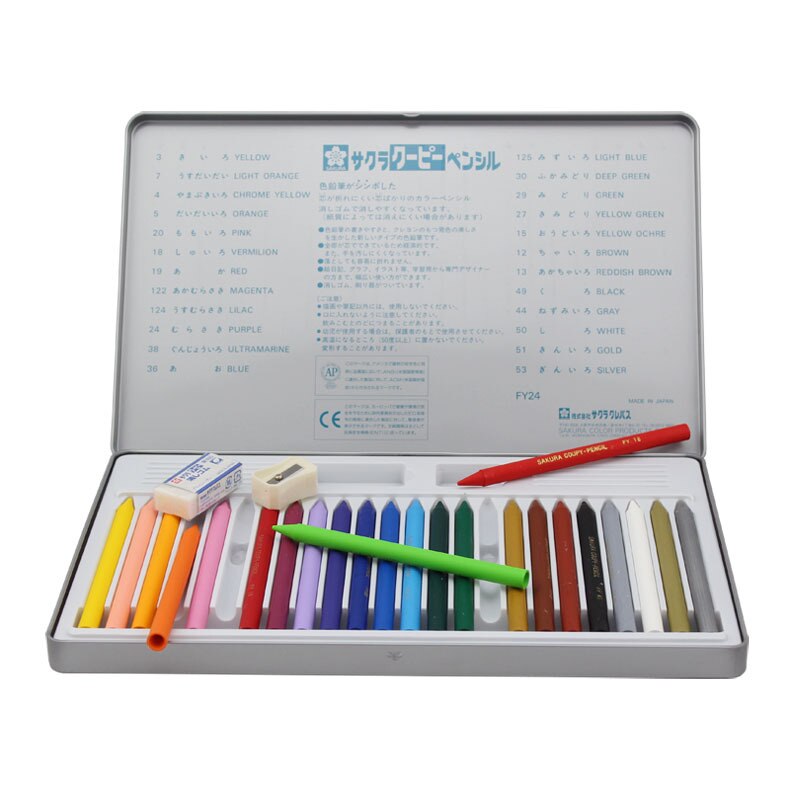 60 cor cera caryon desenho criativo graffiti caixa de ferro das crianças apagável colorido plástico pastel óleo pastel