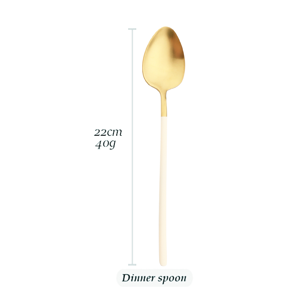 1Pcs Bestek Set 304 Rvs Kleurrijke Servies Set Lepel Mes Servies Set Zilverwerk Beige Goud Keuken Accessoires: Rood