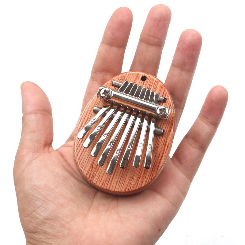 8 Key Kalimba Portable Thumb Finger Piano Mahogany... – Grandado