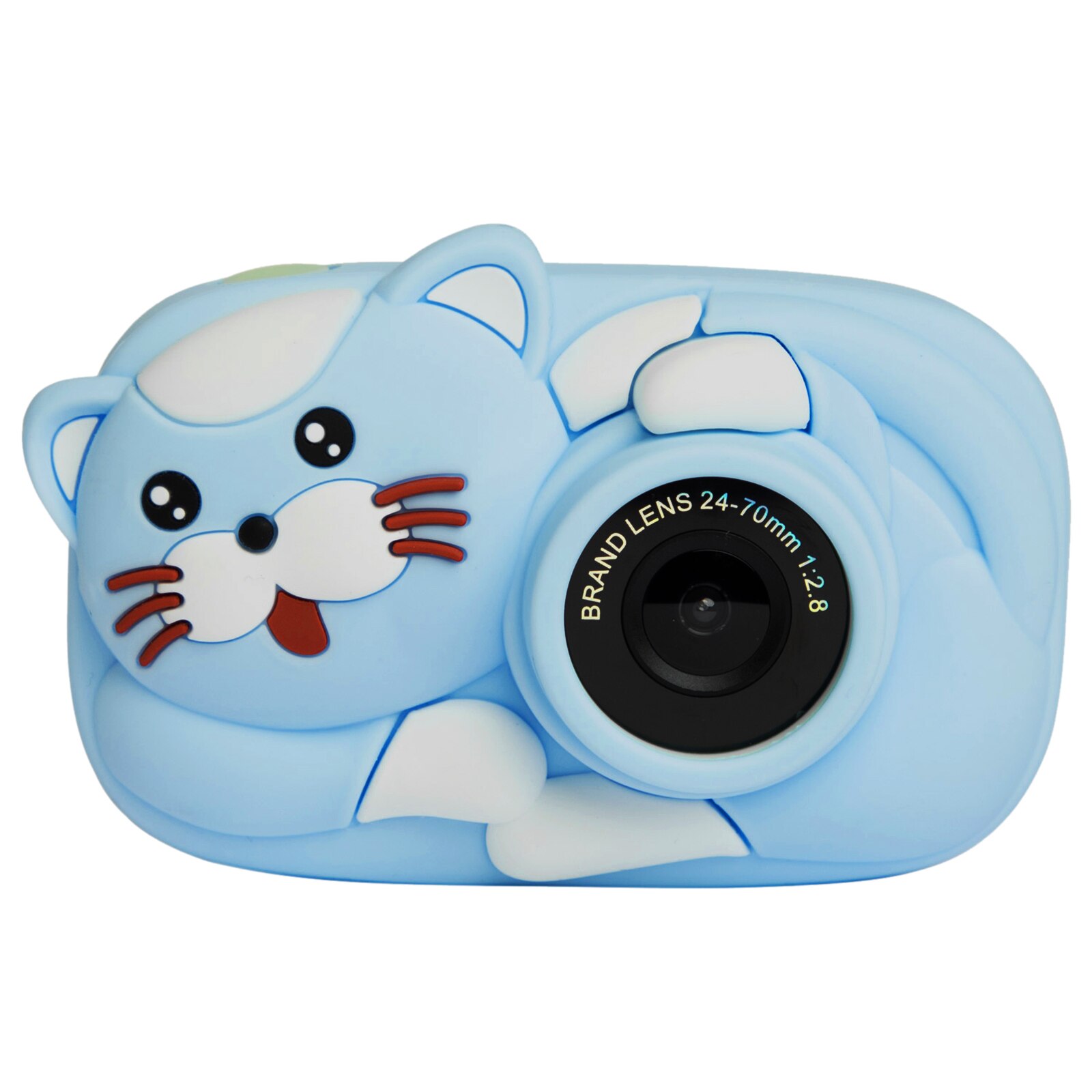 Christmas Children 2600W HD Digital Camera Cute Cartoon Bear Shape 2.4 Inches IPS Screen Mini Camera Toy For Kids