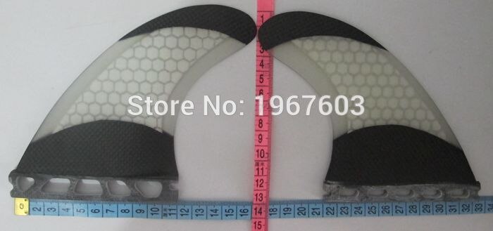 Quad set Surf fin Future carbon honeycomb G5 surfing fins 2 piece side fin 2 piece center rear surf fin