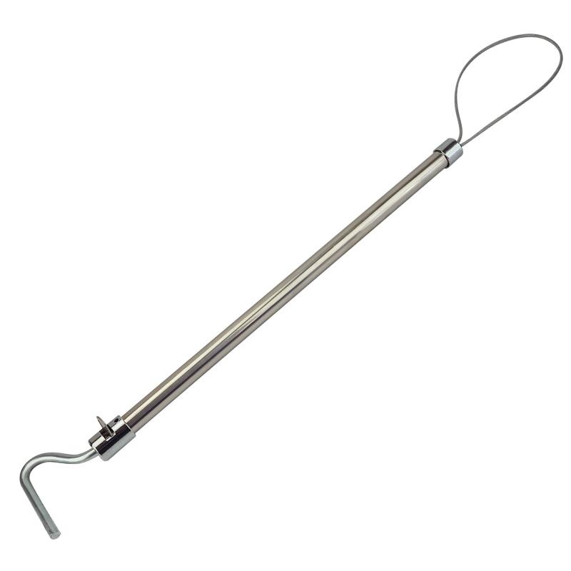 1Pcs Livestock Stainless Steel Pig Holder Heavy Duty Hog Catcher Snare Pig Swine Catcher Pole Animal Catch Pole Catcher Tools: Default Title