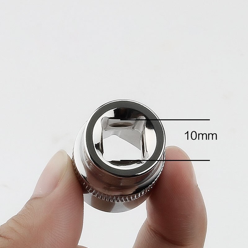 1Pcs Hex Bit Socket 3/8" Square Drive Allen Key Wrench Tools For Pneumatic Tools Chrome Vanadium Steel