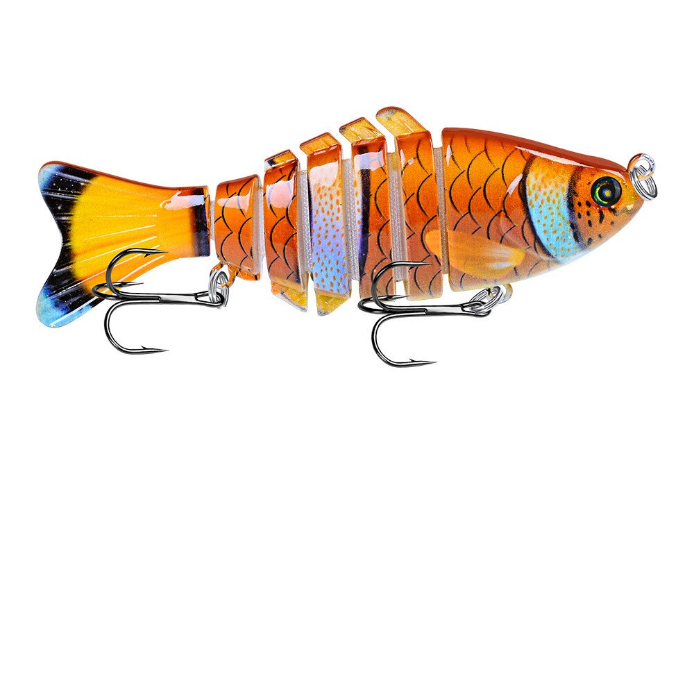 1 pçs pesca iscas corrico nadar minnow wobbler multi-seção duro bait100mm15g artificial crankbait jerkbait pesca tacklelure: 11