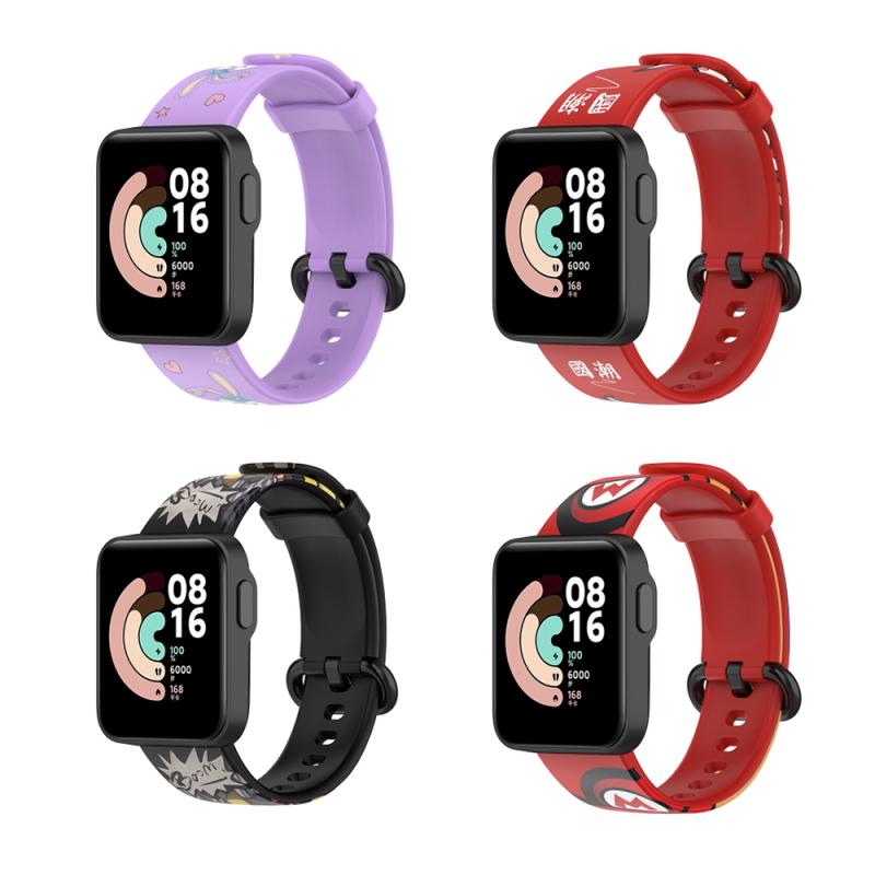 Silikonihihna xiaomi mi watch lite vaihtorannekorulle redmi ximi xiami xaoimi xiomi mi lite kellon ranneke rannekkeessa