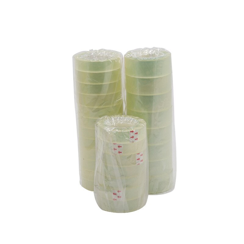 5pcs Stationery Tape Width 8/10/12/15/18mm*25m Office Transparent Tape Student Stationery Tape School Office Supplies papeleria