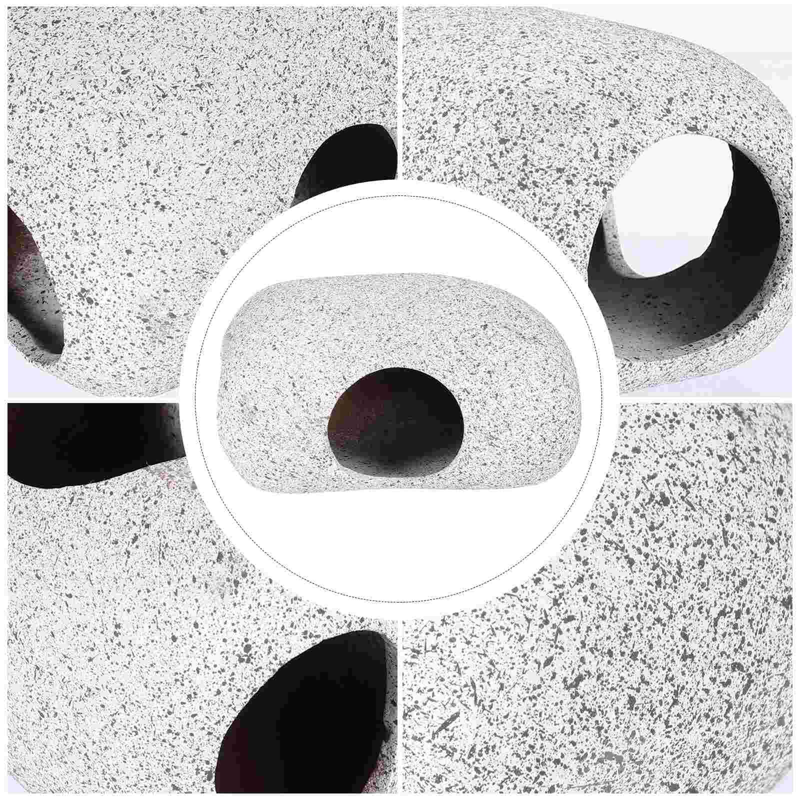 Keramische Vis Eluding Huis Verbergen Tank Grot Aquarium Garnalen Versiering Decoraties ornamenten Fokken Grot Huisdier Producten Veilig: Default Title