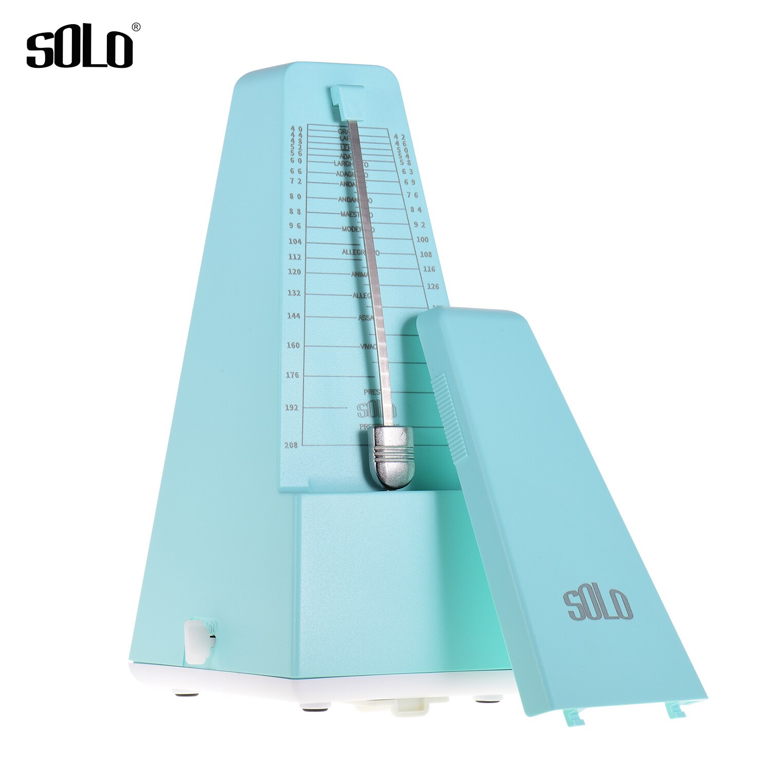 Soolo s -320 mekaaninen metronomi universaali materiaali kitaralle viululle pianolle rummulle soittimen harjoitteluväline aloittelijalle: Vihreä