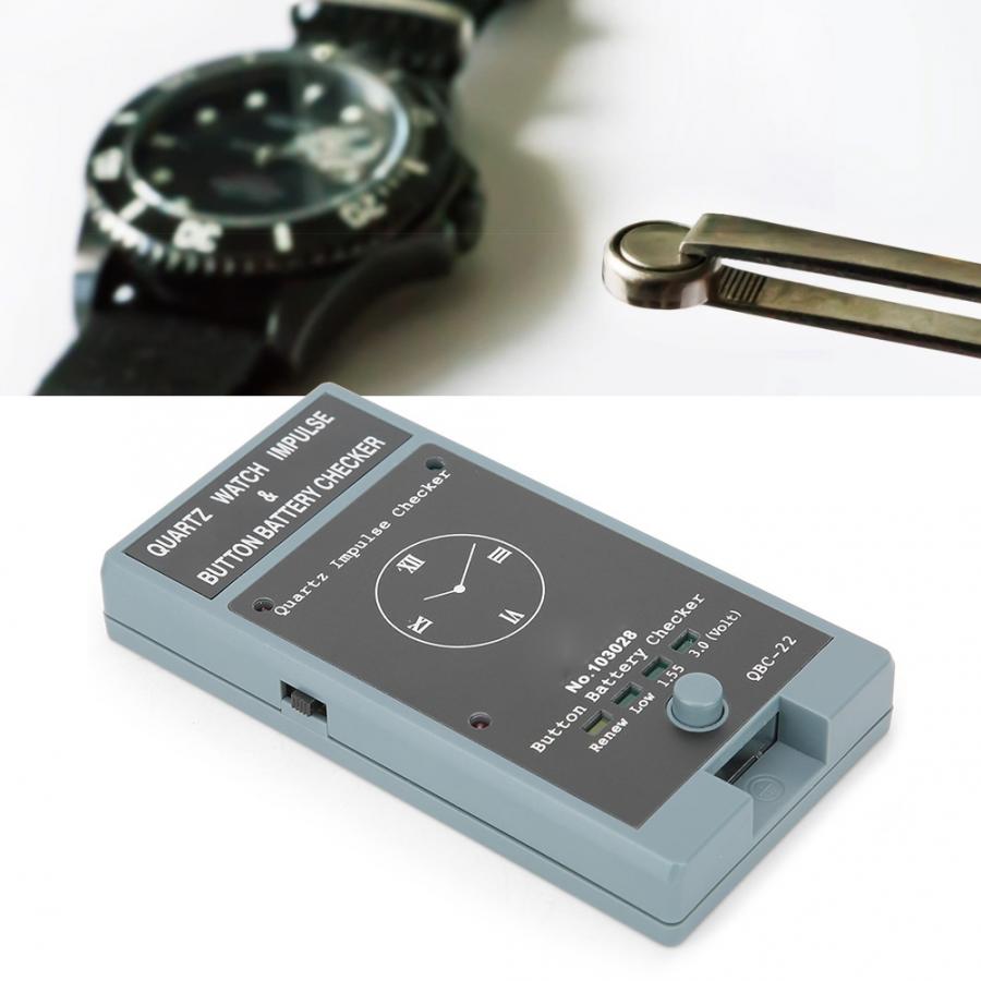 Professionele Draagbare Knop Batterij Meter Mobiele Spanning Stroom Quartz Tester Horloge Detectie Horloge Reparatie Gereedschap Accessoire