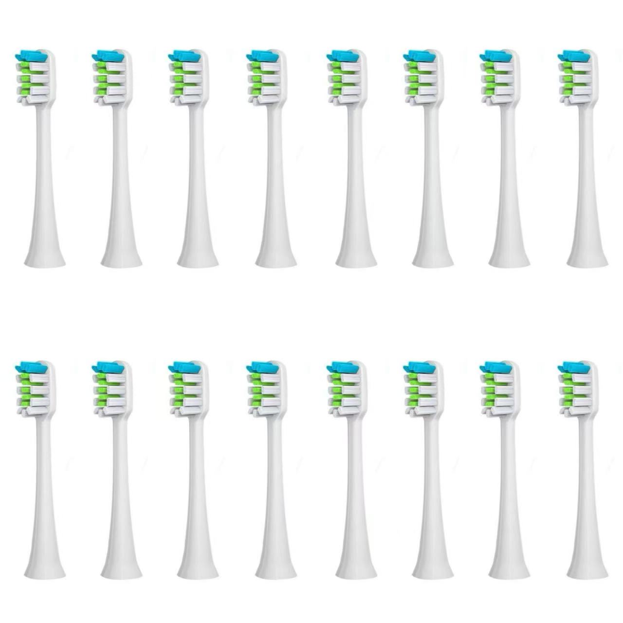 For Realme M1/RMH2012/M2/RTX2102 Replacement Toothbrush Heads For Realme Electric Toothbrush M1/RMH2012/M2/RTX2102，4/8/16PCS: Brown