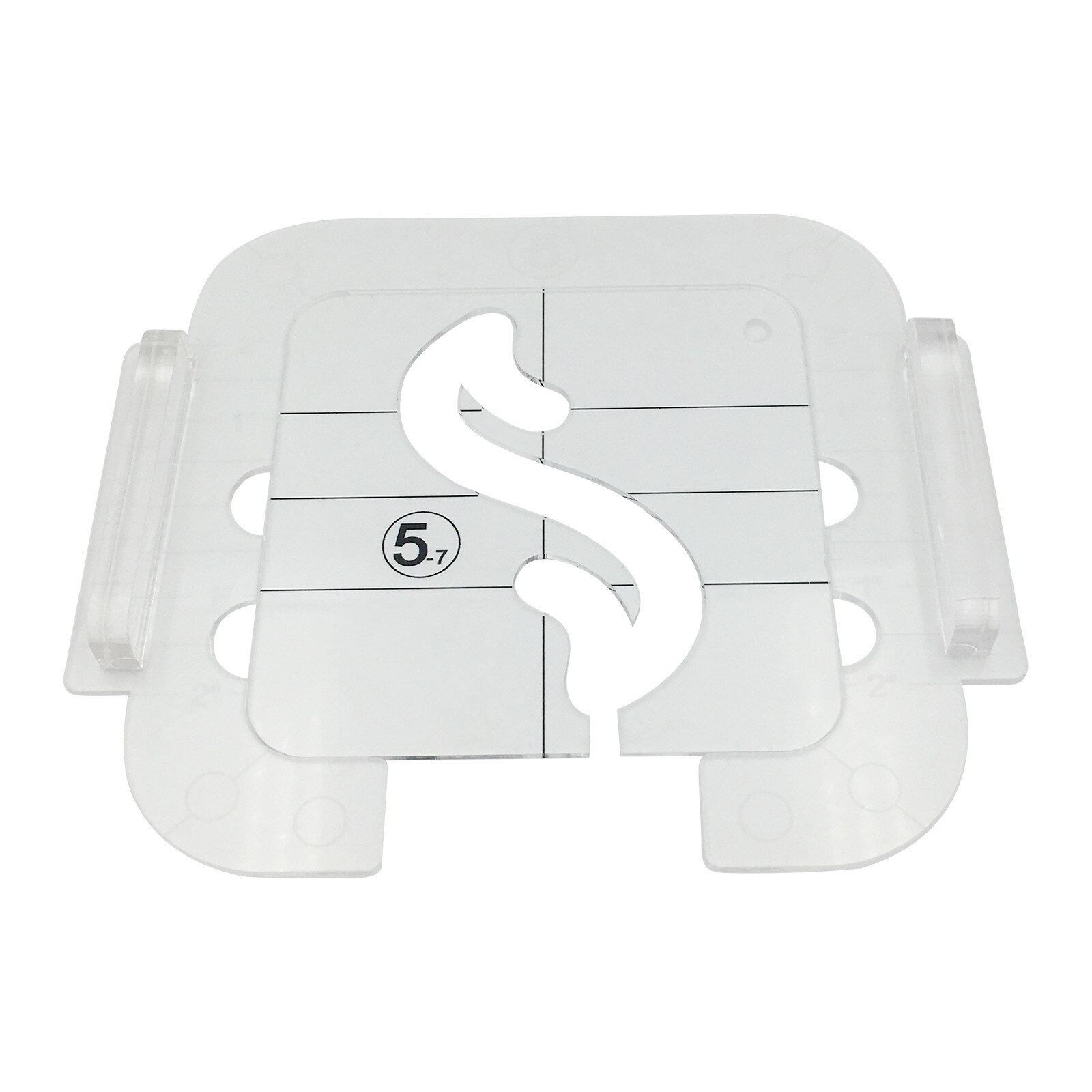 25# Free Motion Quilting Template Series With Quilting Frame For Domestic Sewing Machine Ruler Household Sewing Accessory: D