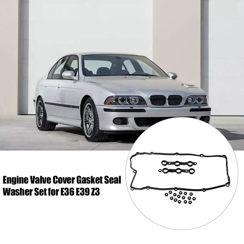Auto Motor Klep Cilinderkop Schroef Pakking Set 11129070532 11121437395 Voor-Bmw E39 520I 523I 528I 530I M52 m50