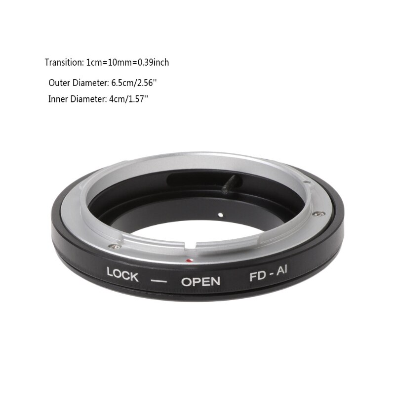 FD-AI Mount Adapter Ring Voor Canon Fd Lens Nikon F D7100/ D600/ D3200/ D800